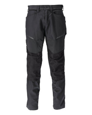 MASCOT Trousers with kneepad pockets – Black