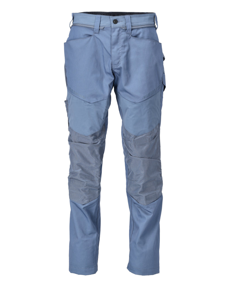 MASCOT Trousers with kneepad pockets – Stone Blue