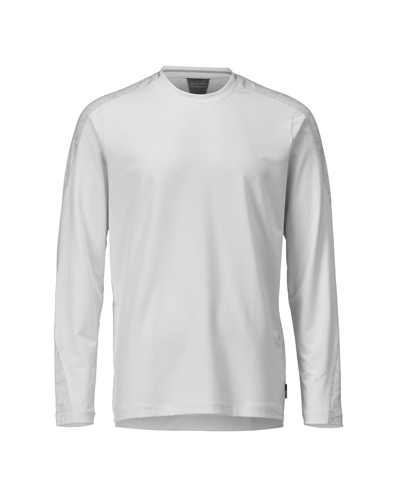 MASCOT T-shirt, long-sleeved – White