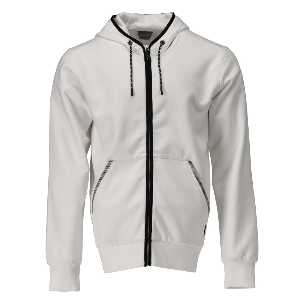 MASCOT Hoodie with zipper – White