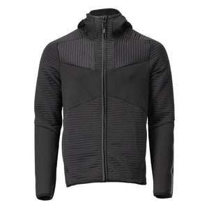 MASCOT Fleece hoodie with zipper – Black