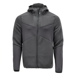 MASCOT Fleece hoodie with zipper – Stone Grey