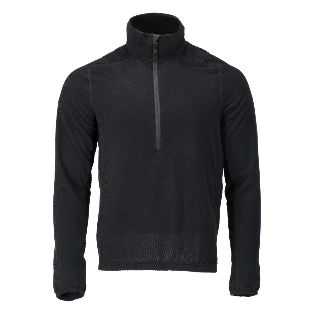 MASCOT Microfleece jumper with half zip – Black
