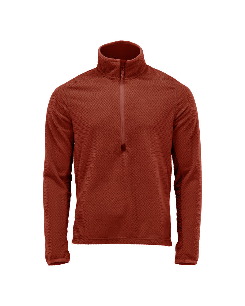 MASCOT Microfleece jumper with half zip – Autumn Red