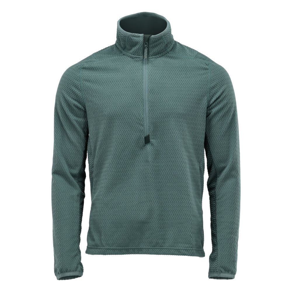 MASCOT Microfleece jumper with half zip – Light Forest Green