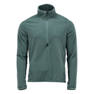 MASCOT Microfleece jumper with half zip – Light Forest Green