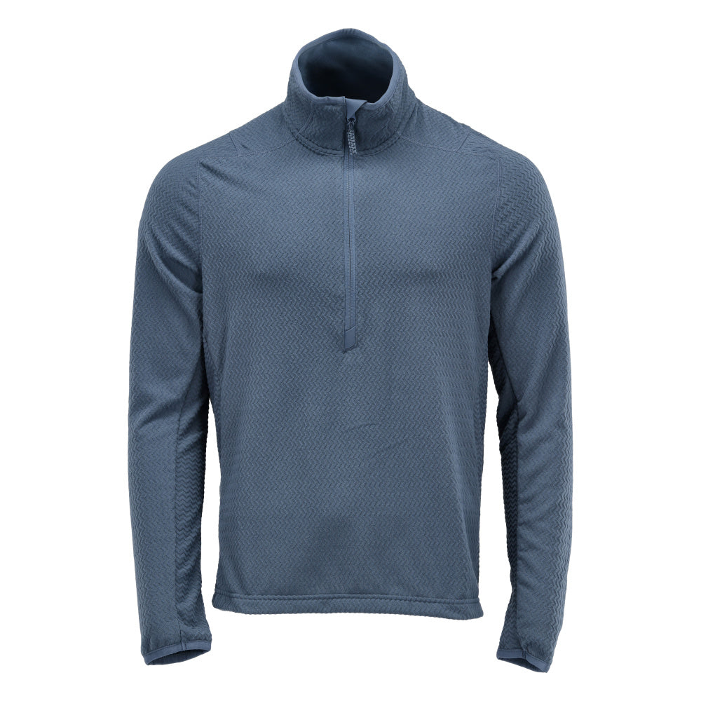 MASCOT Microfleece jumper with half zip – Stone Blue