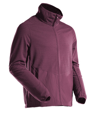 MASCOT Microfleece jumper with zipper – Bordeaux