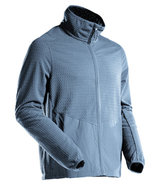 MASCOT Microfleece jumper with zipper – Stone Blue