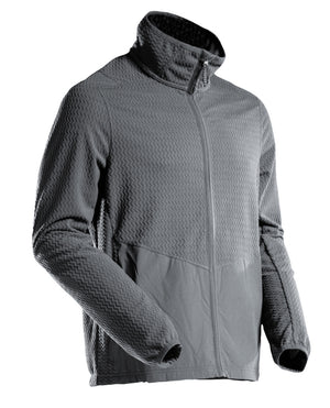 MASCOT Microfleece jumper with zipper – Stone Grey