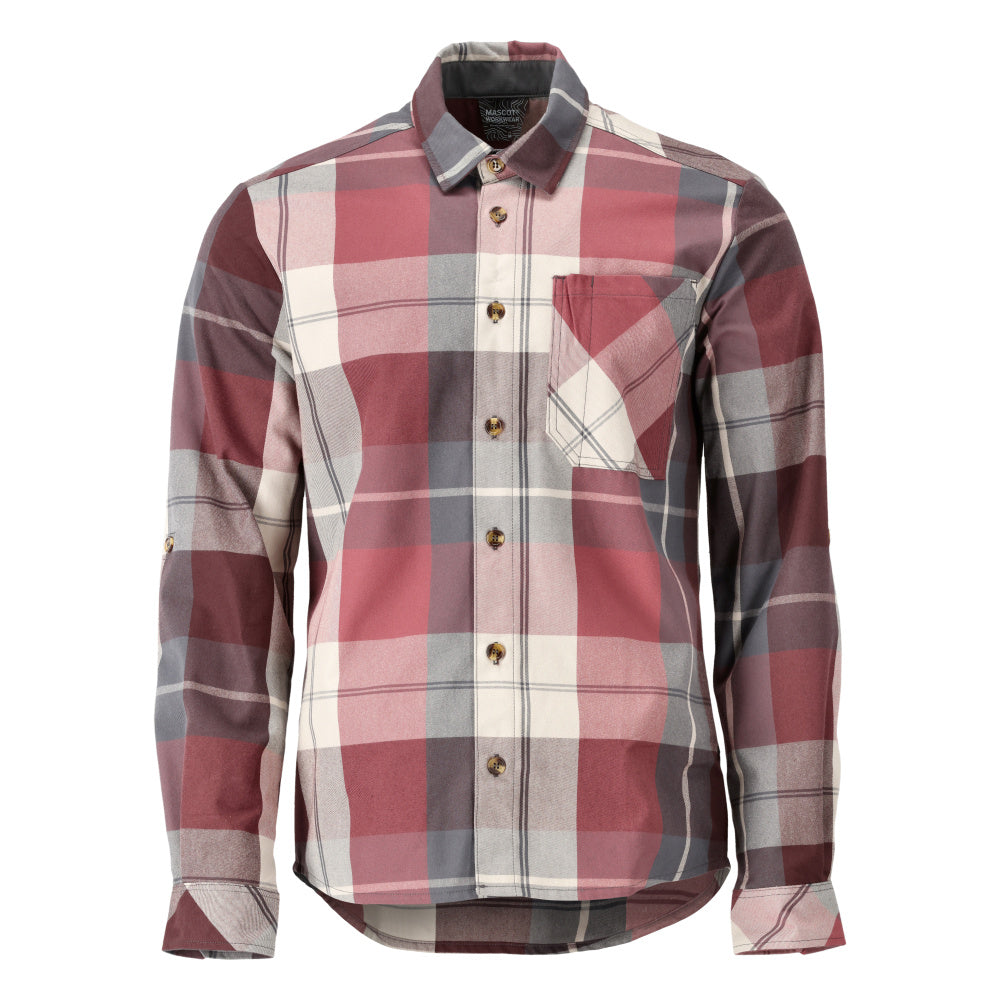 MASCOT Shirt – Bordeaux Checked