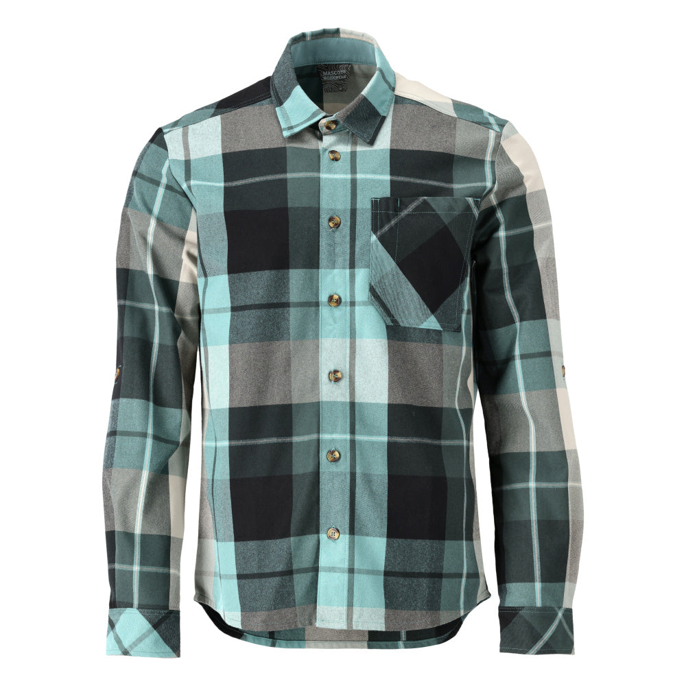 MASCOT Shirt – Forest Green Checked