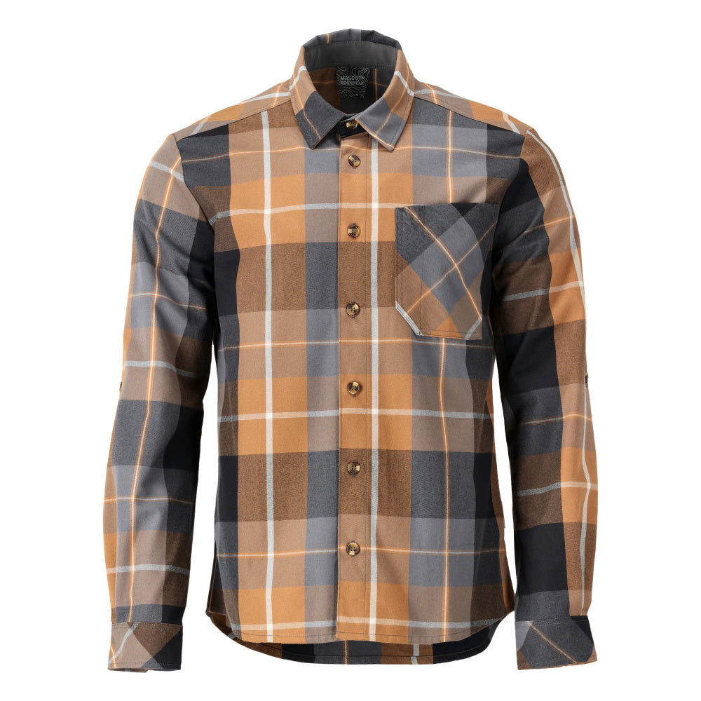 MASCOT Shirt – Nut Brown Checked