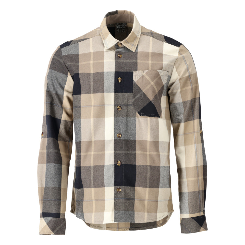 MASCOT Shirt – Dark Sand Checked
