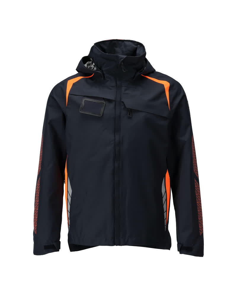 MASCOT Outer Shell Jacket – Dark Navy/Hi-Vis Orange
