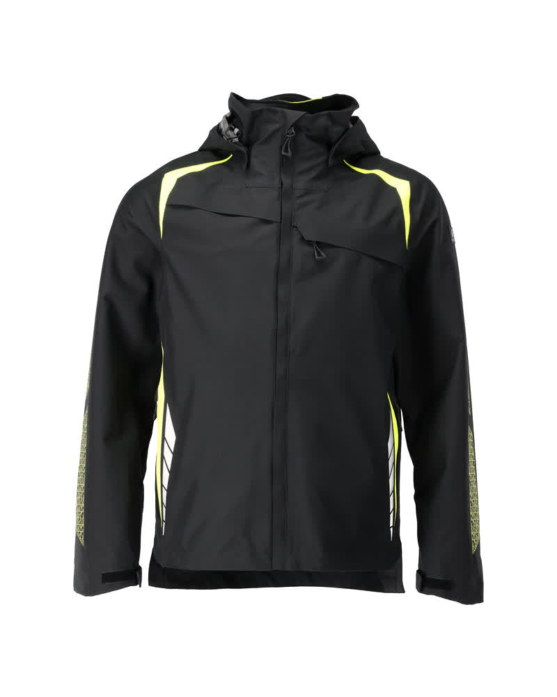 MASCOT Outer Shell Jacket – Black/Hi-Vis Yellow