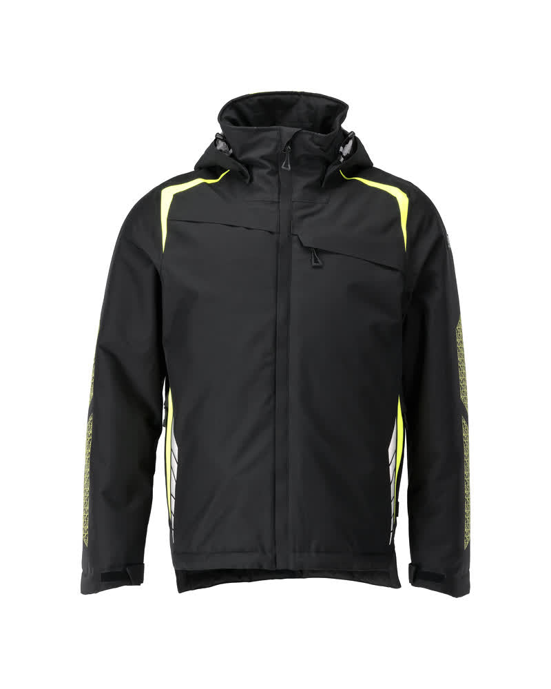 MASCOT Winter Jacket – Black/Hi-Vis Yellow