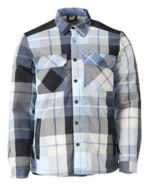 MASCOT Shirt with pile lining – Dark Navy Checked