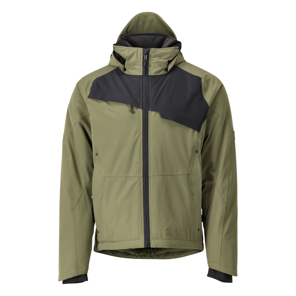 MASCOT Winter Jacket – Moss Green/Black