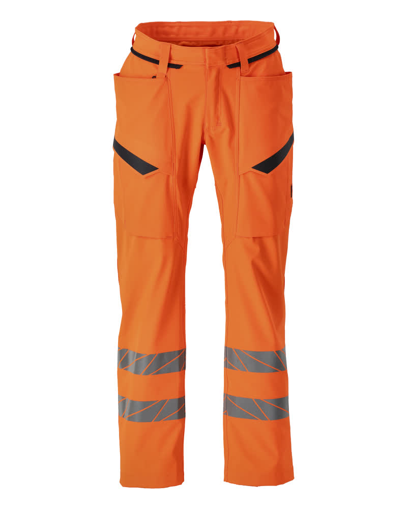 MASCOT Trousers with thigh pockets – Hi-Vis Orange