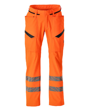 MASCOT Trousers with thigh pockets – Hi-Vis Orange