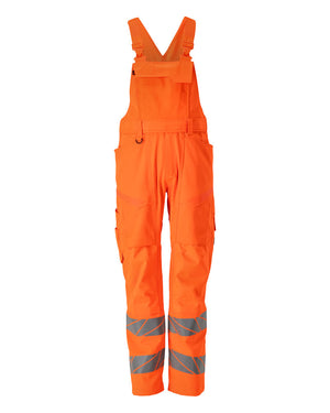 MASCOT Bib & Brace with kneepad pockets – Hi-Vis Orange