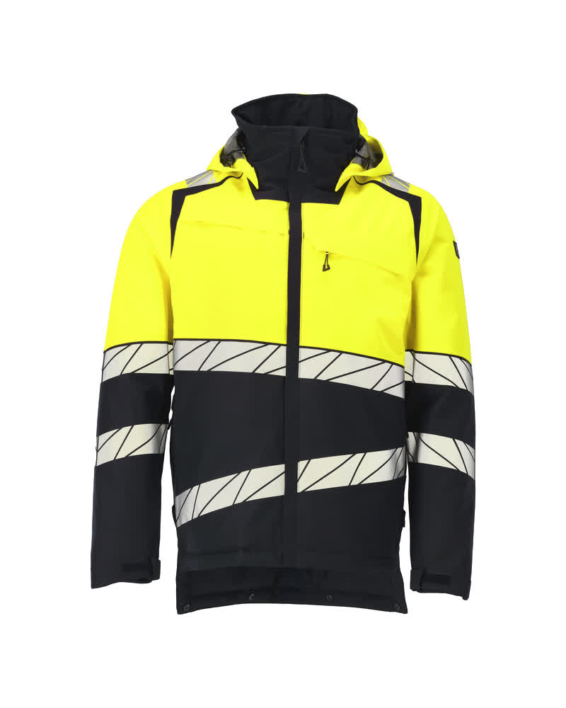 MASCOT Winter Jacket – Dark Navy/Hi-Vis Yellow