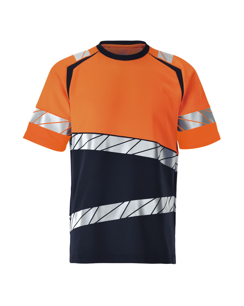 MASCOT T-shirt – Dark Navy/Hi-Vis Orange