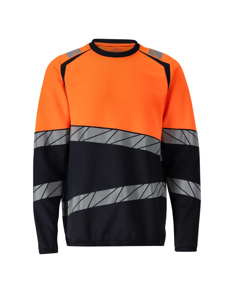 MASCOT Sweatshirt – Dark Navy/Hi-Vis Orange
