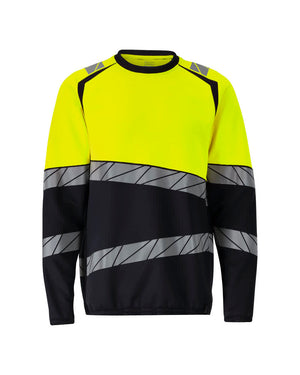 MASCOT Sweatshirt – Dark Navy/Hi-Vis Yellow
