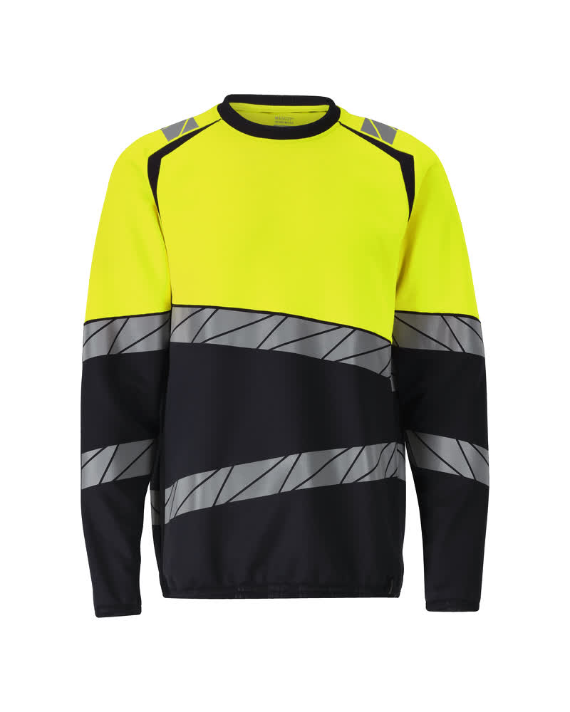 MASCOT Sweatshirt – Dark Navy/Hi-Vis Yellow