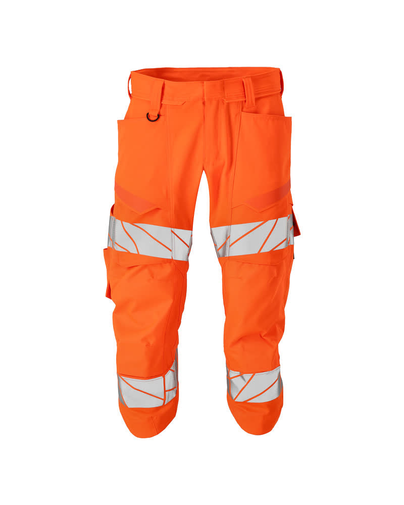 MASCOT ¾ Length Trousers with kneepad pockets – Hi-Vis Orange