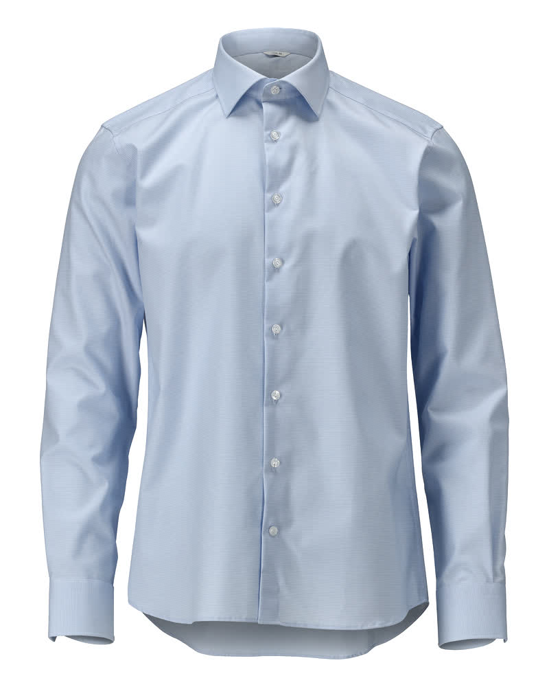 MASCOT Shirt – Light Blue/White Checked