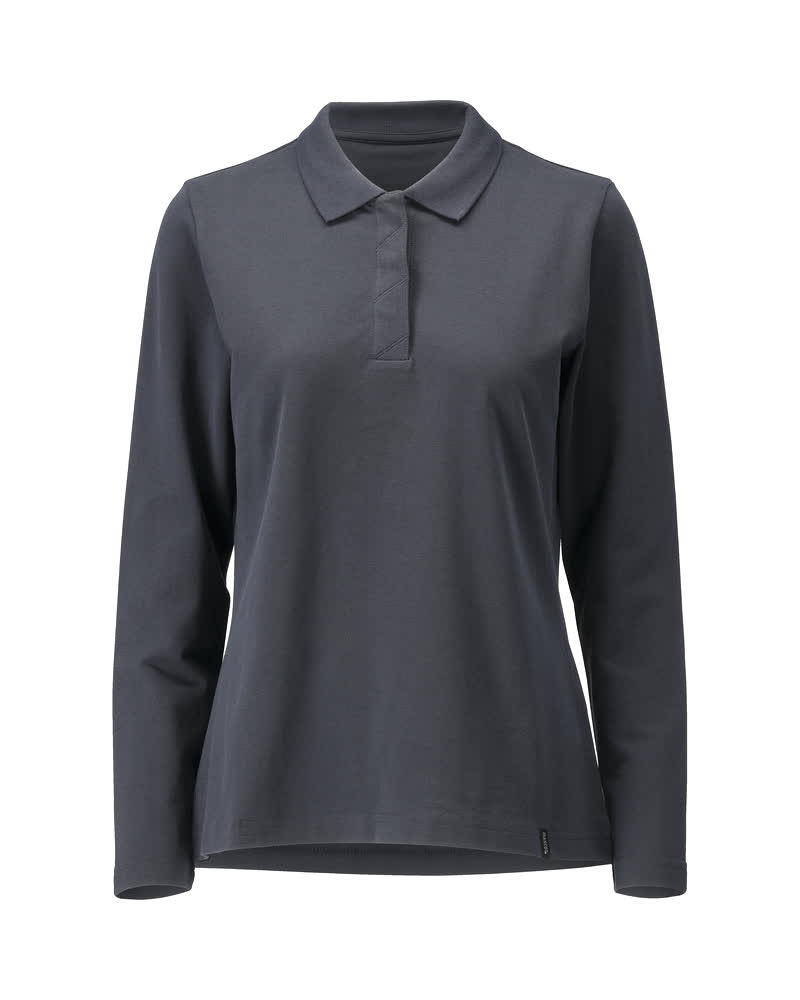 MASCOT Polo Shirt, long-sleeved – Dark Navy