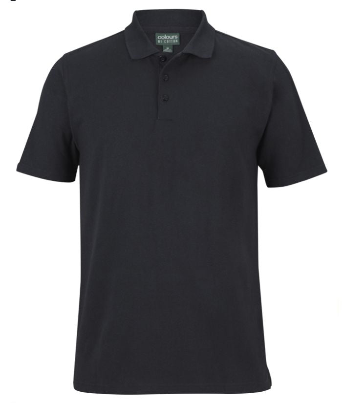 C of C Cotton Short Sleeve Stretch Polo