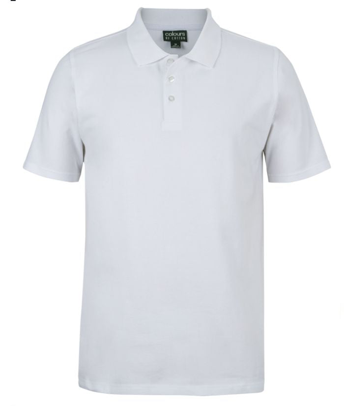 C of C Cotton Short Sleeve Stretch Polo