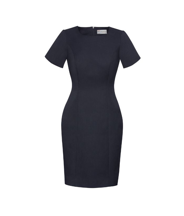 Womens Cool Stretch Short Sleeve Shift Dress