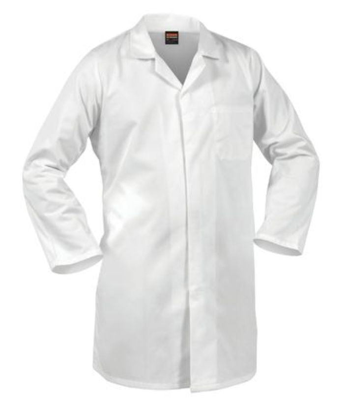 Dustcoat 240gsm Polycotton Food Industry- Domed