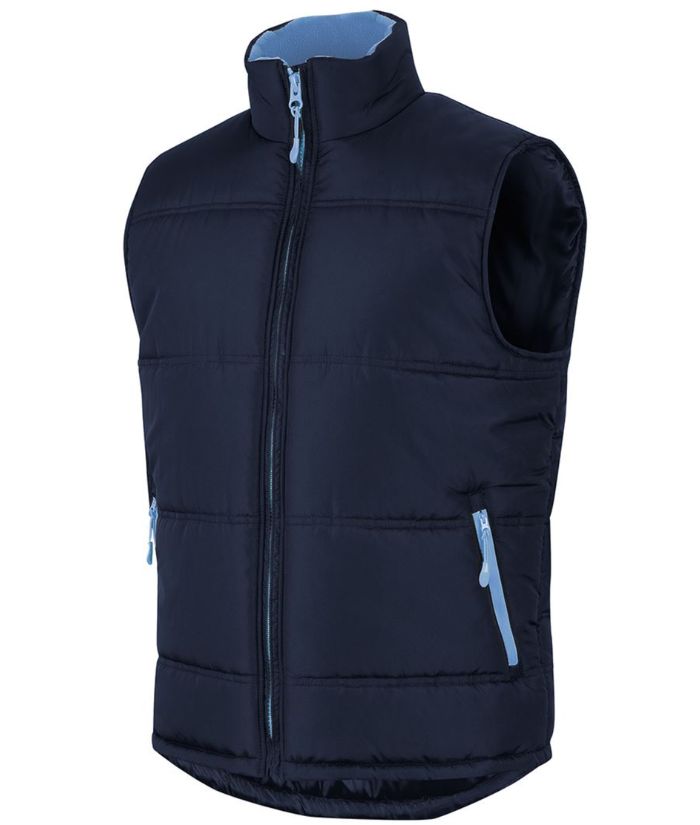 Contrast Puffer Vest