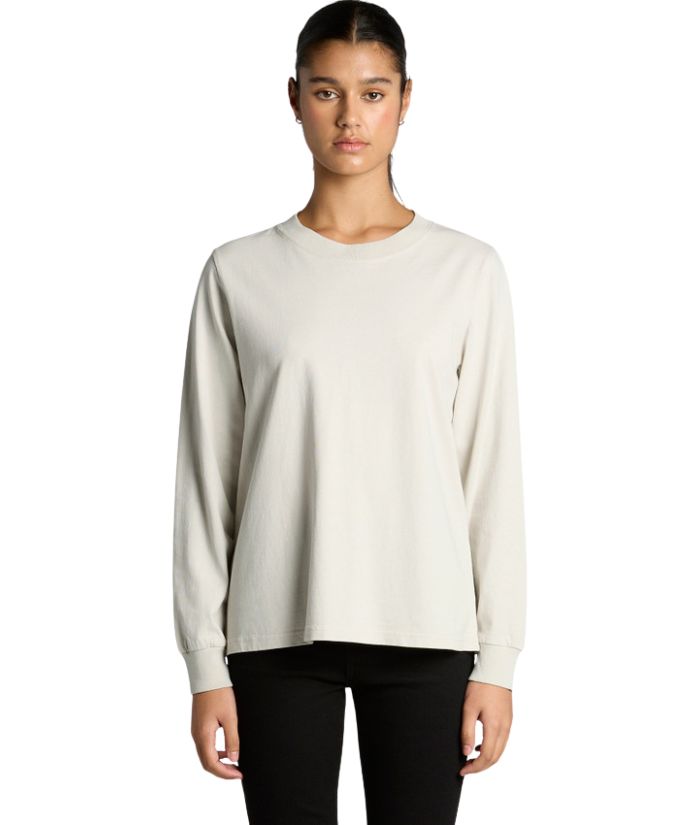 Wo's Heavy Faded L/S Tee