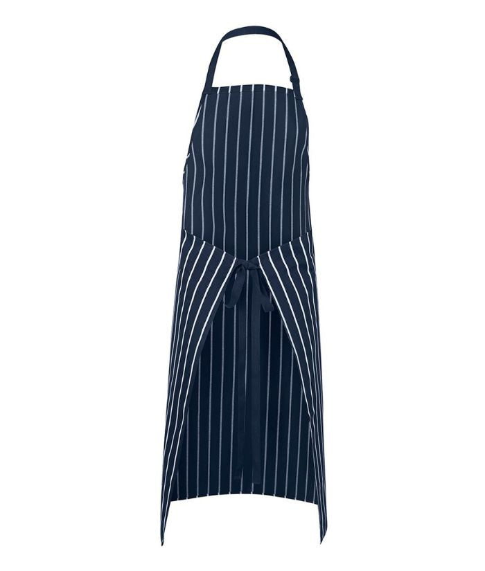 Bib Striped Apron - Without Pocket