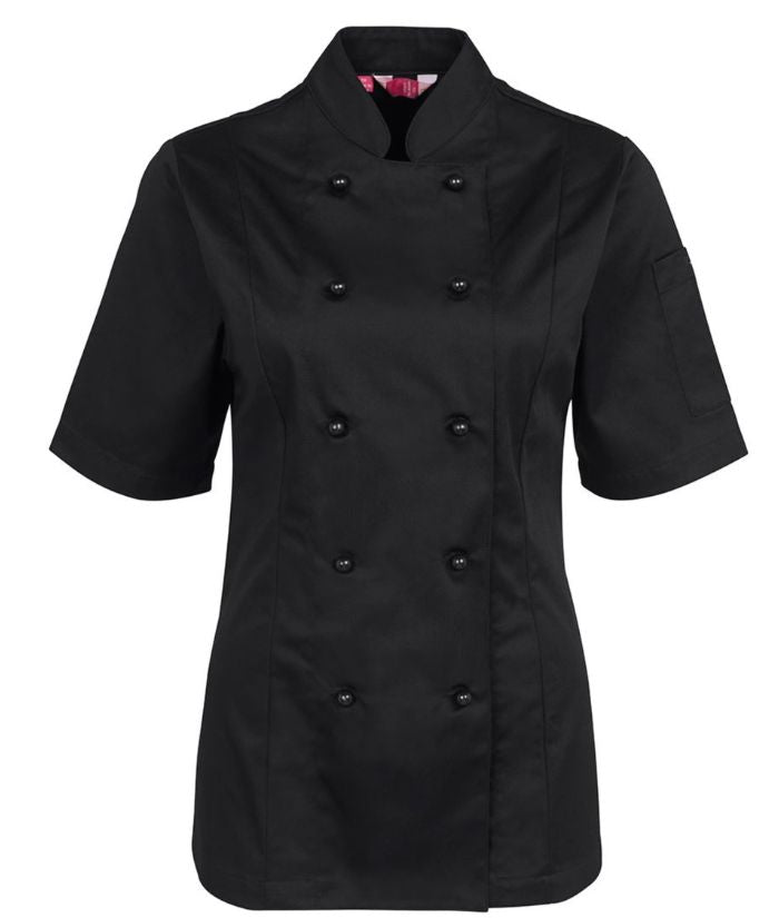 Ladies Vented Chef's Jacket - Short Sleeve
