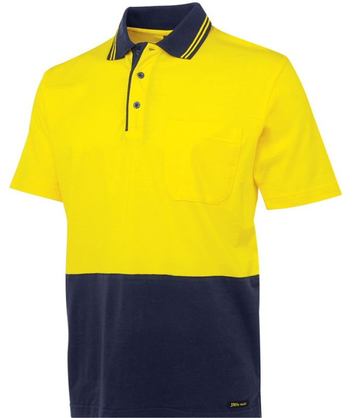 JB's Hi Vis S/S Cotton Polo