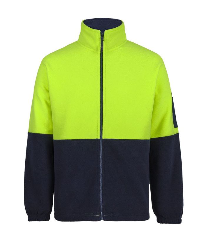 Hi Vis Full Zip Polar Fleece