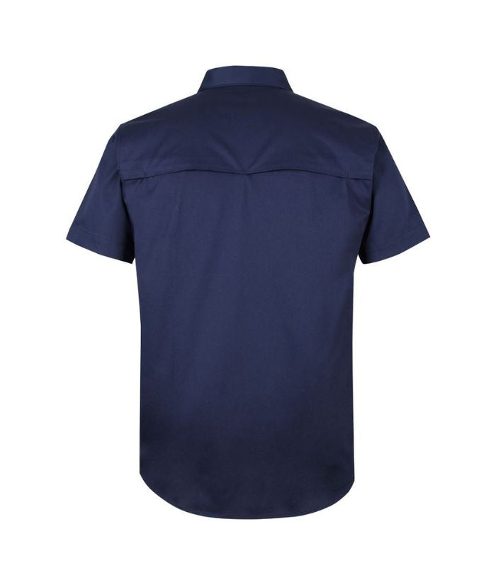 JB's S/S Stretch Close Front Work Shirt