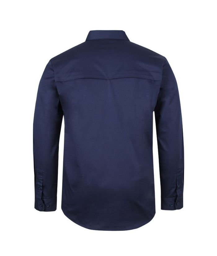 JB's L/S Stretch Close Front Work Shirt