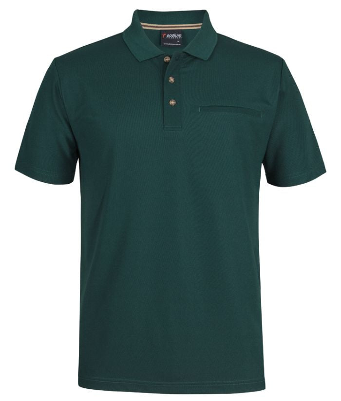Podium S/S Recycled Polyester Polo
