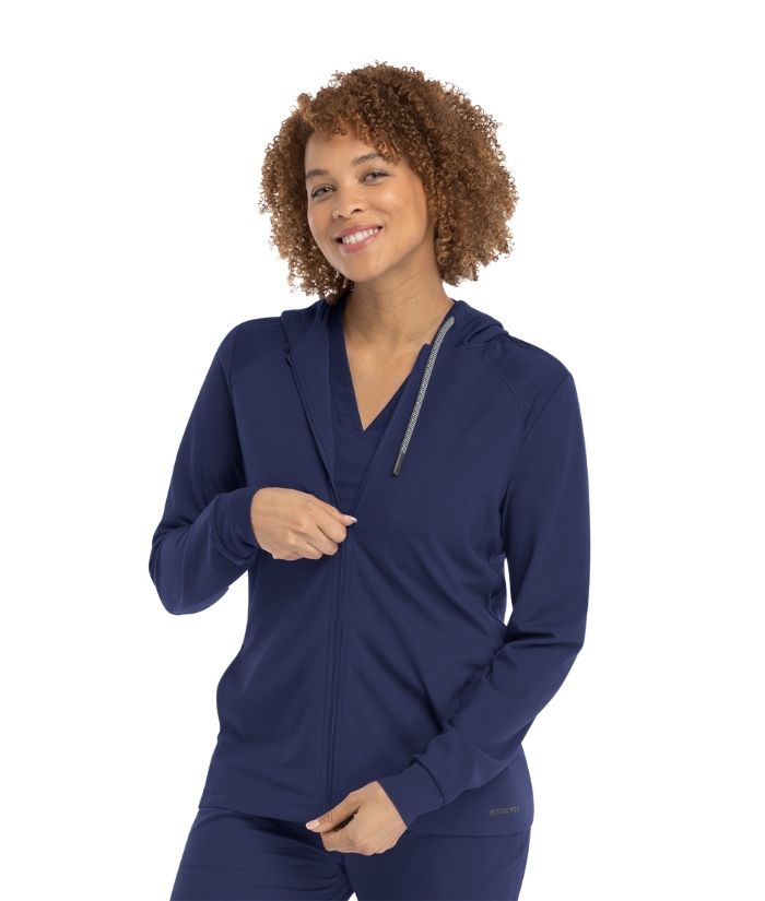 Women’s Hooded Zip Front Jacket