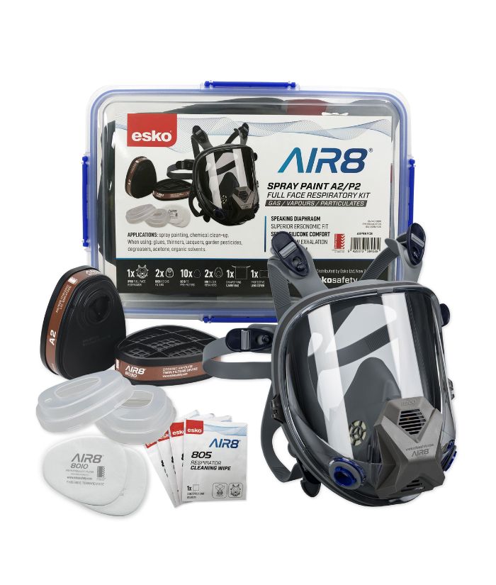 Esko AIR8 Full Face Spray Paint Clipbox Kit