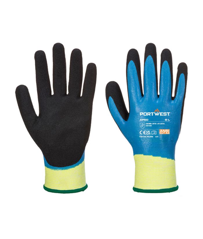 Aqua Cut D Pro Glove - Blue/Black